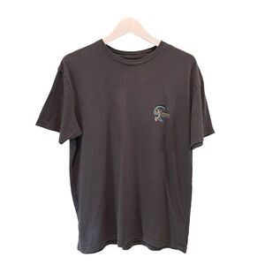O’Neill charcoal gray garment dye graphic short sleeve t-shirt - XL